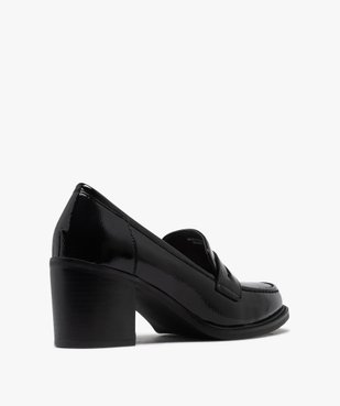 Mocassins vernis à talon femme vue5 - FOLLOW ME - GEMO