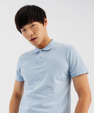 Polo à manches courtes en maille piquée homme vue8 - GEMO 4G HOMME - GEMO