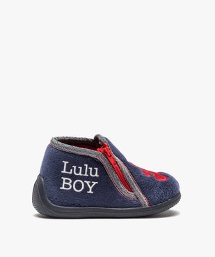 Chaussons bébé garçon bottillons zippés - LuluCastagnette vue1 - LULU CASTAGNETT - GEMO