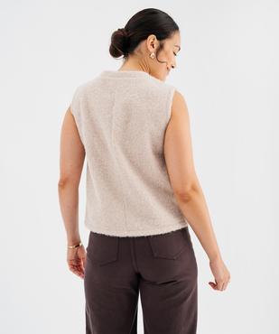 Pull sans manches col rond femme vue1 - GEMO(FEMME PAP) - GEMO