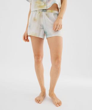 Short de pyjama ample et fluide femme vue1 - GEMO 4G FEMME - GEMO