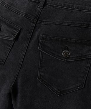 Jean flare en denim extensible délavé fille vue3 - GEMO (JUNIOR) - GEMO