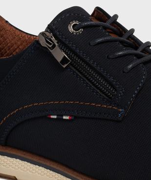Derbies décontractés fermeture lacets et zip homme - Mario Baldano vue7 - MARIO BALDANO - GEMO