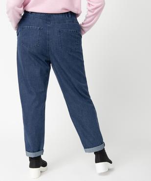 Jean femme grande taille coupe large   vue3 - GEMO (G TAILLE) - GEMO