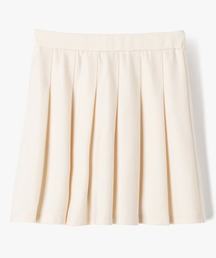 Jupe plissée en maille fille vue3 - GEMO 4G FILLE - GEMO