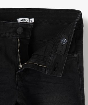 Jean garçon ultra skinny stretch avec plis aux hanches vue2 - GEMO (JUNIOR) - GEMO