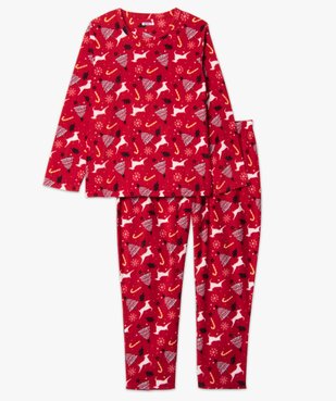 Pyjama femme grande taille en polaire spécial Noël vue4 - GEMO(HOMWR FEM) - GEMO