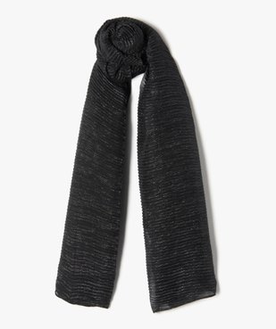Foulard pailleté en maille gaufrée femme vue1 - GEMO (ACCESS) - GEMO
