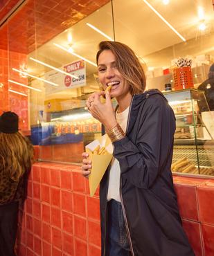 Imperméable réversible et déperlant à capuche femme vue7 - GEMO 4G FEMME - GEMO