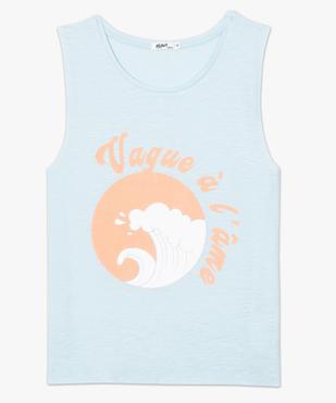 Débardeur femme en coton bio Gemo x Surfrider vue4 - SURFRIDER DTR - GEMO