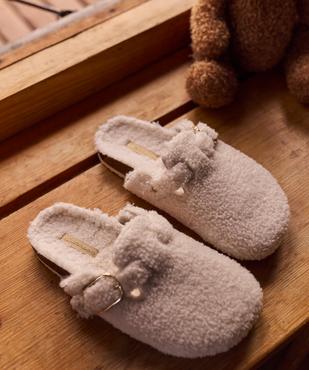 Sabots d’intérieur en sherpa avec boucle femme - LuluCastagnette vue7 - LULUCASTAGNETTE - GEMO