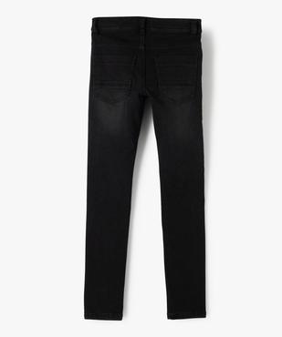 Jean garçon ultra skinny stretch avec plis aux hanches vue3 - GEMO (JUNIOR) - GEMO