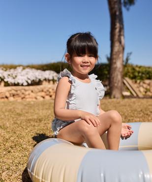 Maillot de bain une pièce à rayures et volants bébé fille - LuluCastagnette vue7 - LULUCASTAGNETTE - GEMO