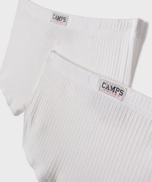 Boxers en coton côtelé fille (lot de 2) - Camps United vue2 - CAMPS GEMO FOR GOOD - GEMO