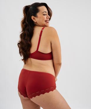 Soutien-gorge emboitant en dentelle bonnets souples grande taille vue2 - GEMO(HOMWR FEM) - GEMO