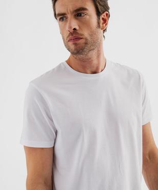 Tee-shirt à manches courtes et col rond homme vue6 - GEMO 4G HOMME - GEMO