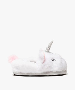 Chaussons fille peluches licorne vue1 - GEMO 4G FILLE - GEMO