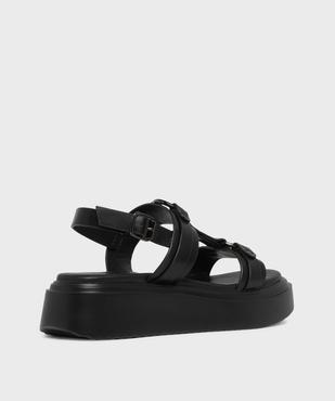 Sandales à brides sur semelle plateforme femme - 5 Miles vue4 - 5 MILES - GEMO