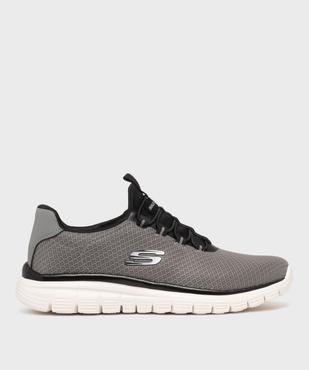 Baskets basses en mesh à enfiler homme - Skechers vue1 - SKECHERS - GEMO