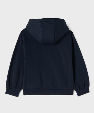 Sweat à capuche doublée sherpa avec motif Stitch fille - Disney vue3 - LILO & STITCH - GEMO