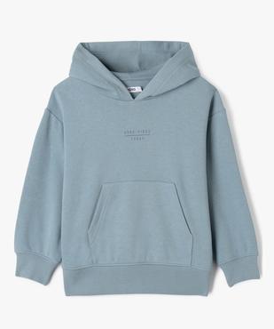 Sweat à capuche molletonné garçon vue1 - GEMO (ENFANT) - GEMO