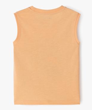 Débardeur en coton imprimé garçon vue3 - GEMO (ENFANT) - GEMO