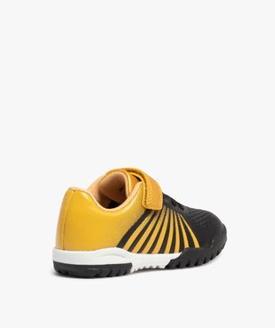 Baskets garçon style chaussures de foot bicolores à scratch vue4 - GEMO (ENFANT) - GEMO