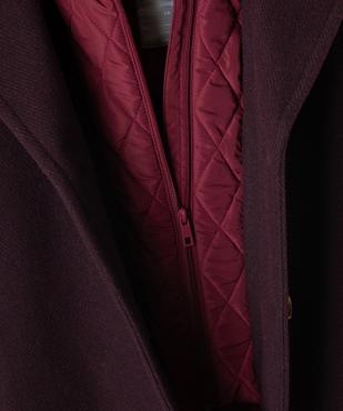 Manteau droit à capuche effet 2-en-1 doudoune fille - LuluCastagnette vue4 - LULUCASTAGNETTE - GEMO