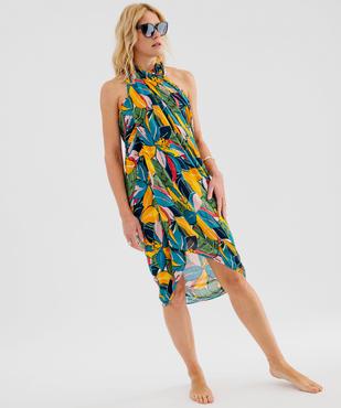 Paréo à motifs fleuris femme vue1 - GEMO (ACCESS) - GEMO