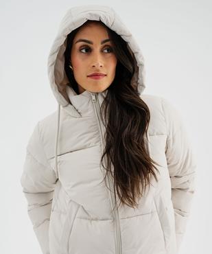 Doudoune à capuche et col montant femme vue2 - GEMO 4G FEMME - GEMO