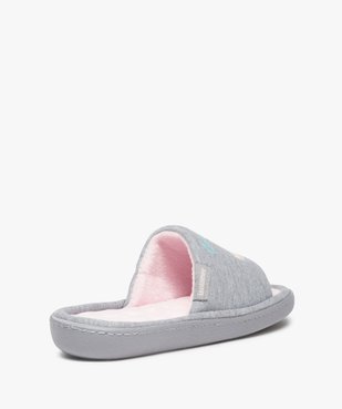 Chaussons femme mules ouvertes en jersey - Isotoner vue4 - ISOTONER - GEMO