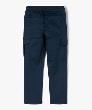 Pantalon multipoches en matière résistante garçon vue3 - GEMO 4G GARCON - GEMO