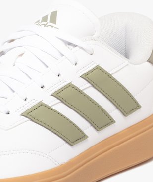 Baskets homme à semelle épaisse contrastante Courtblock - Adidas vue6 - ADIDAS - GEMO