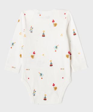 Body manches longues à motif cirque bébé garçon (lot de 3) vue5 - GEMO 4G BEBE - GEMO