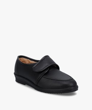 Derbies femme confort unis à doublure fourrée vue2 - GEMO (CONFORT) - GEMO