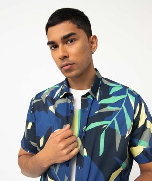Chemise homme à manches courtes fine et légère vue2 - GEMO (HOMME) - GEMO