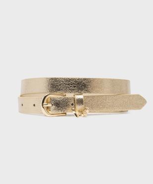 Ceinture en matière métallisée avec pampilles fille vue1 - GEMO (JUNIOR) - GEMO