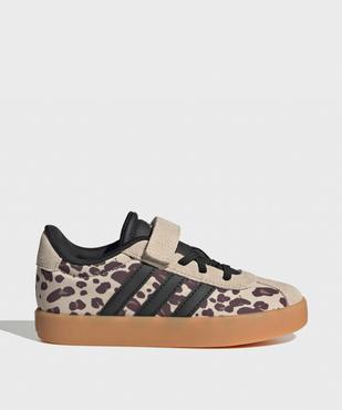 Baskets VL Court 3.0 à motif léopard fille - Adidas vue1 - ADIDAS - GEMO