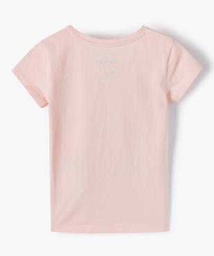 Tee-shirt fille avec motif XXL pailleté – Disney vue3 - DISNEY DTR - GEMO