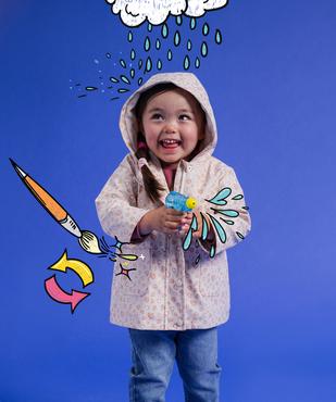 Imperméable chaudement doublé en matière déperlante bébé fille vue7 - GEMO(BEBE DEBT) - GEMO
