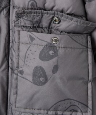 Blouson à capuche doublé polaire bébé garçon vue4 - 1E PRIX BY GEMO - GEMO