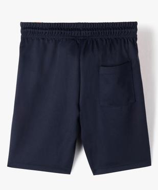 Bermuda garçon en maille légère à taille élastiquée vue3 - GEMO (ENFANT) - GEMO