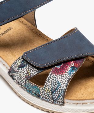 Sandales confort légères à brides scratch femme vue6 - G'FLEX - GEMO