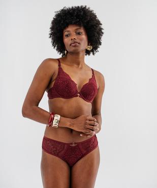 Shorty en dentelle femme vue3 - GEMO(HOMWR FEM) - GEMO