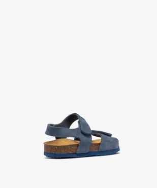 Sandales en cuir suédé à scratch garçon vue4 - BUGGY GEMO FOR GOOD - GEMO