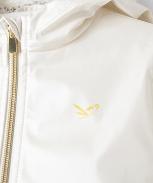 Imperméable fille à capuche en matière nacré déperlante vue4 - GEMO (ENFANT) - GEMO