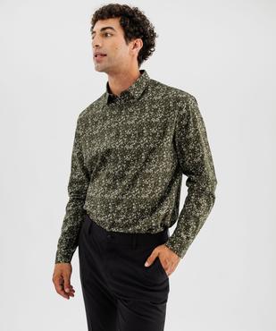 Chemise à motif feuillage homme vue3 - GEMO 4G HOMME - GEMO