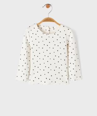 Ensemble 2 pièces bébé fille tee-shirt et robe en jean vue2 - GEMO(BEBE DEBT) - GEMO