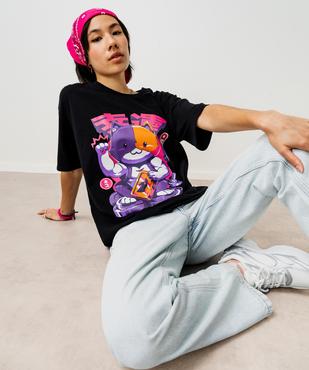 Tee-shirt imprimé col rond fille - FORTNITE vue1 - FORTNITE - GEMO