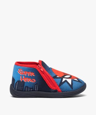 Chaussons bébé garçon super héros en velours vue1 - SPIDERMAN - GEMO